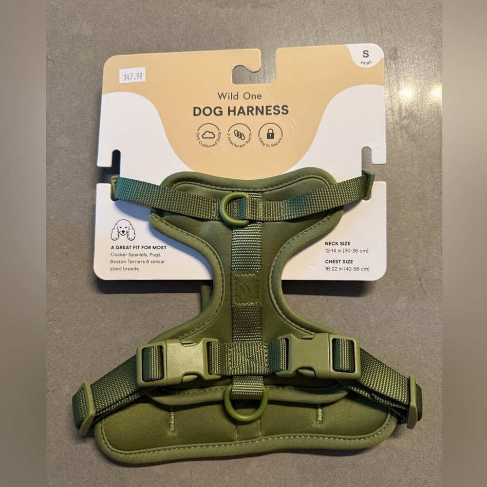 SOLD ‼️ Wild One Dog Harness - Moss Green | Limited Edition | Size S | NWT